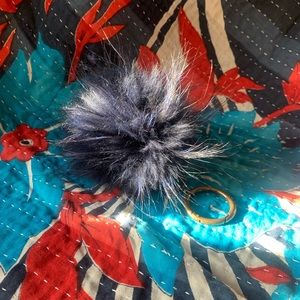 Raccoon Fur Keychain